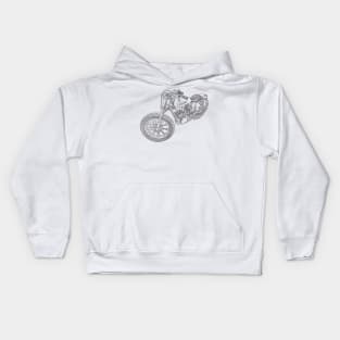 Dirty bike Kids Hoodie